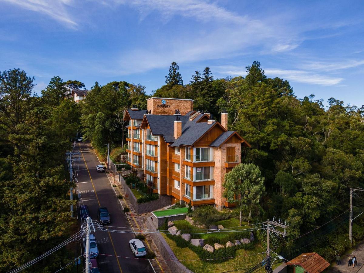 Alpes Da Montanha 203 - Ap Novo Junto Ao Centro De Gramado + Garagem Apartamento Exterior foto